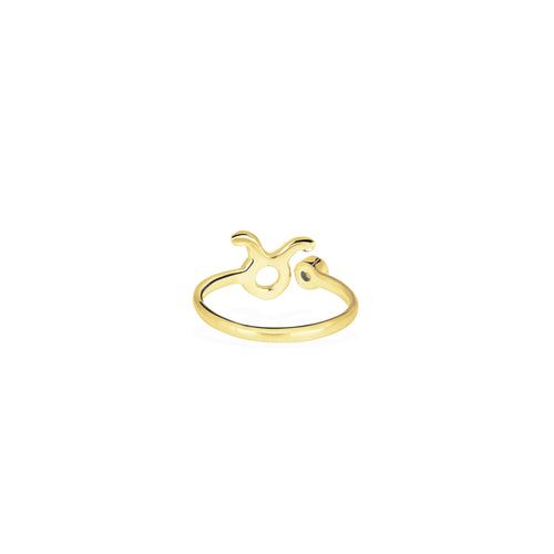 Adjustable Ring /Zodiak Taurus/ Silver 925 Untuk Wanita Dengan Peridot