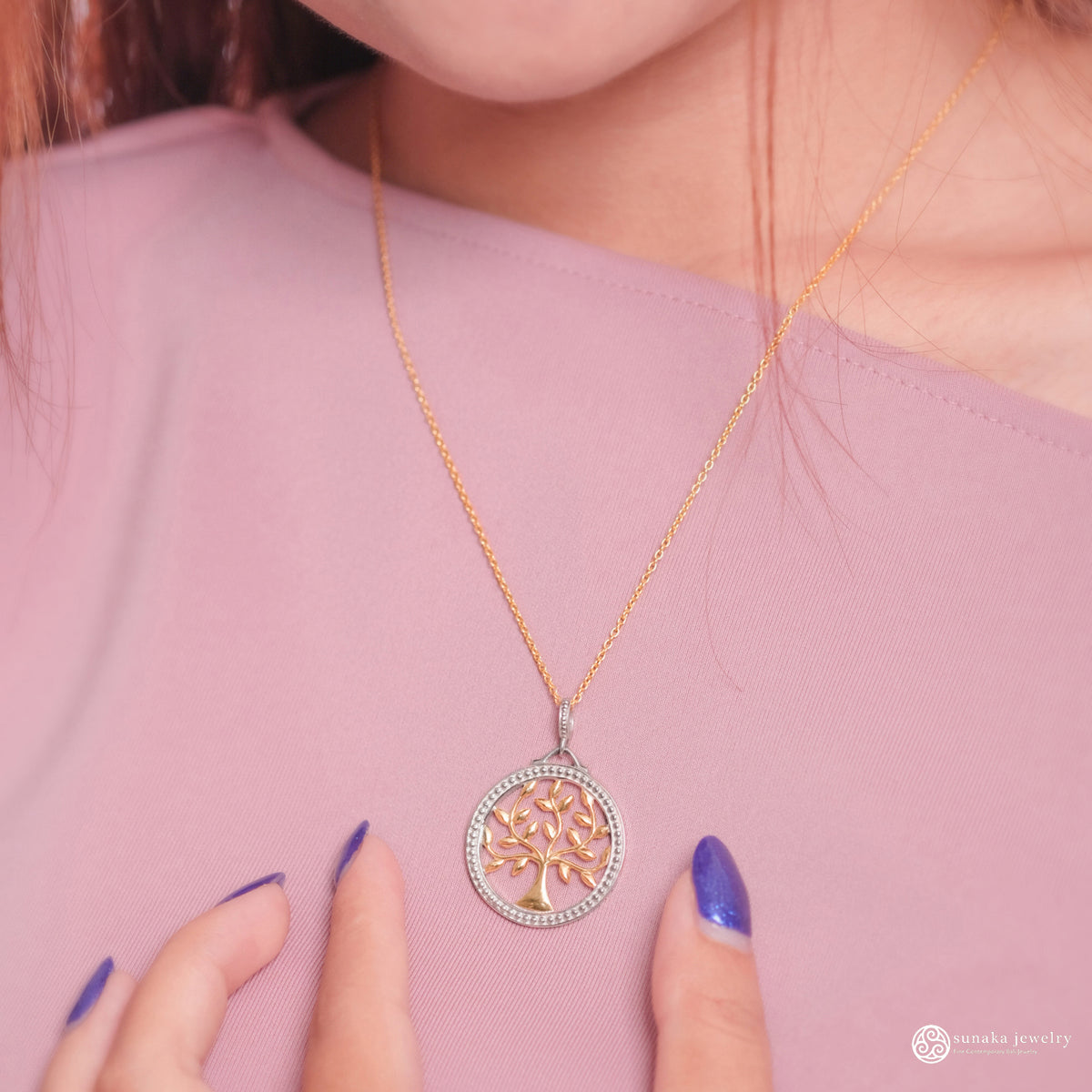 Pendant Perak 925 Koleksi Tree Of Life
