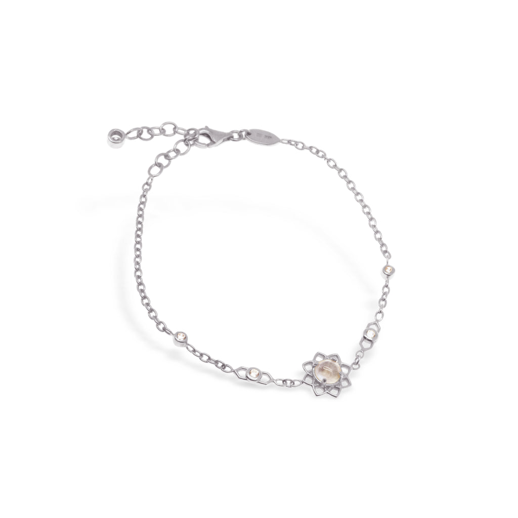Gelang Rantai Perak Koleksi Moonstone Sterling Silver 925