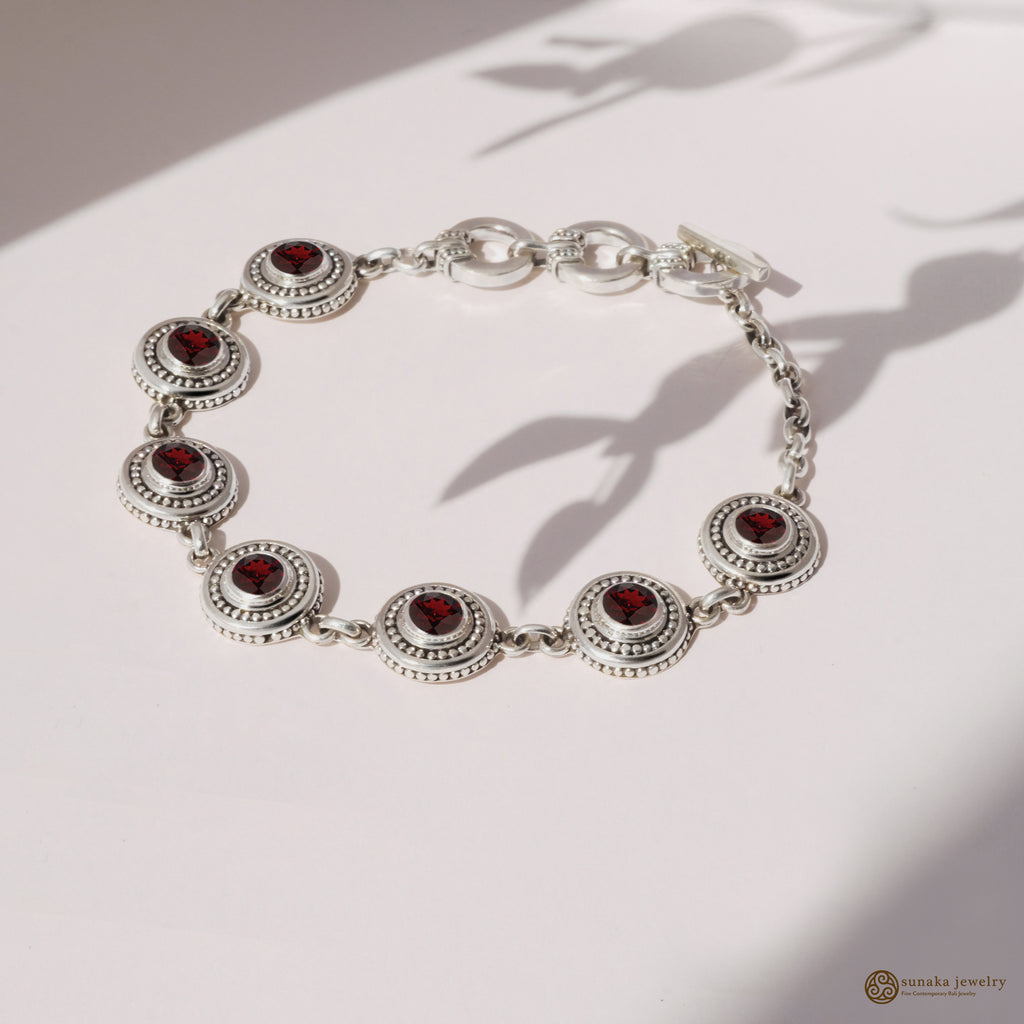 Sterling Silver 925 Jawan Keliling Collection Bracelet