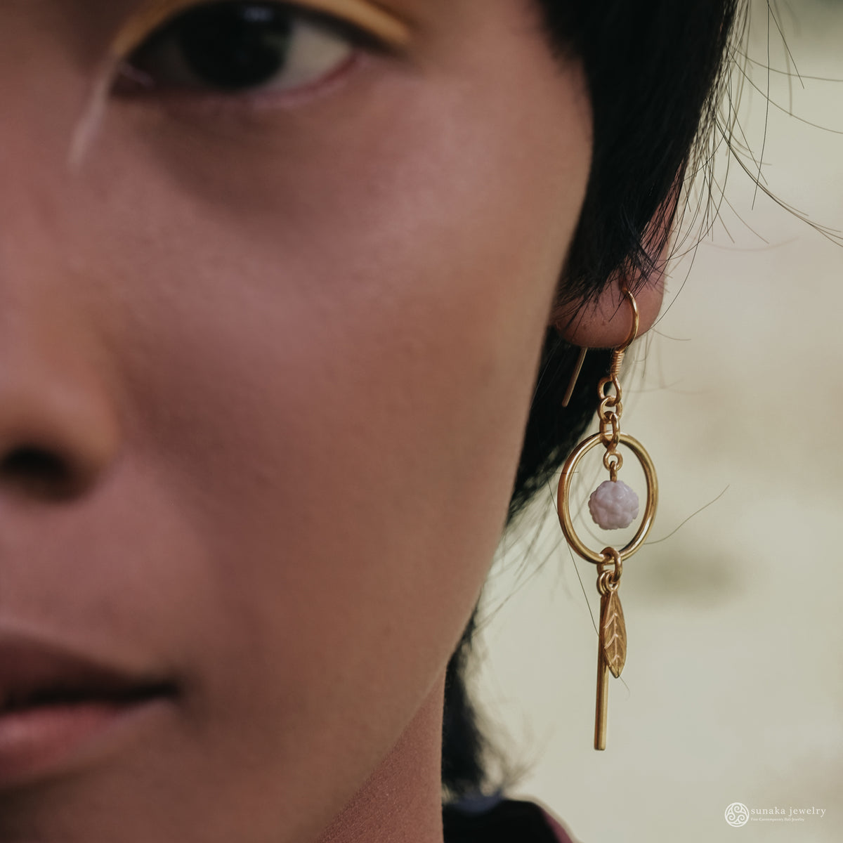 Anting Dangle Koleksi Jepun Sterling Silver 925
