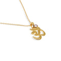 OHM Collection Silver Necklace - Ongkara Sterling Silver 925