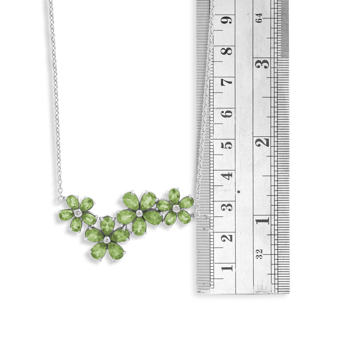 Floral Lush Sterling Silver 925 Necklace