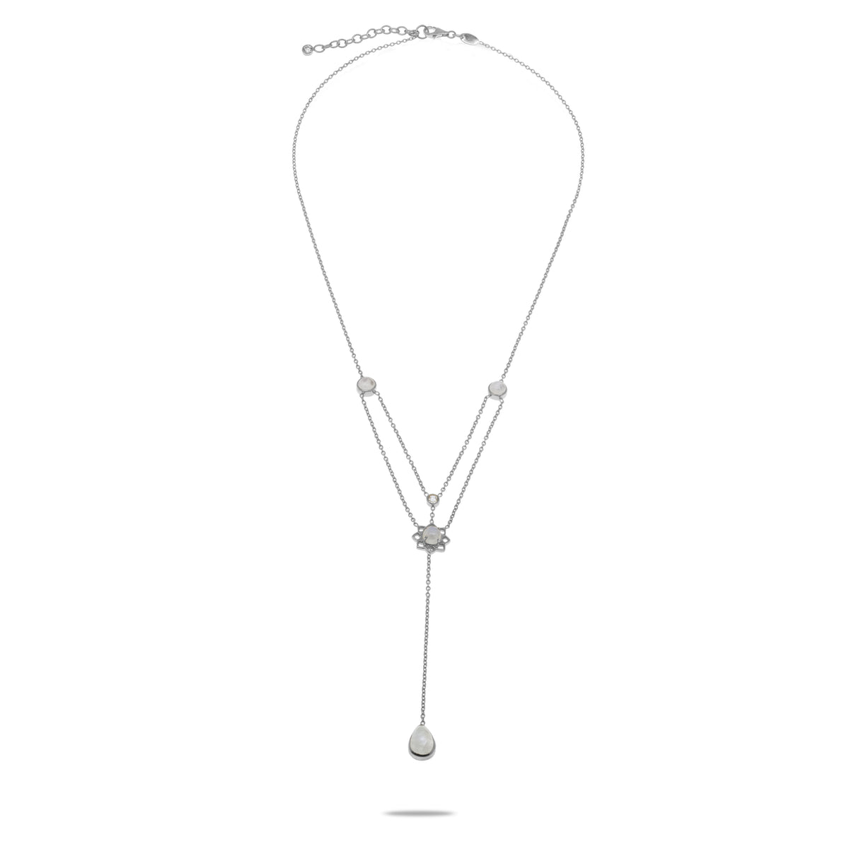 Kalung Rantai Perak Koleksi Moonstone Sterling Silver 925