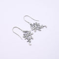 925 Sterling Silver Dragonfly Collection Dangle Earrings