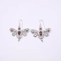 Exotic Dragonfly Collection 925 Sterling Silver Earrings