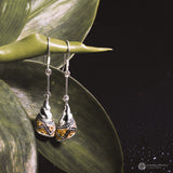 Anting Perak 925 Koleksi Keong Emas Model Drop Earrings