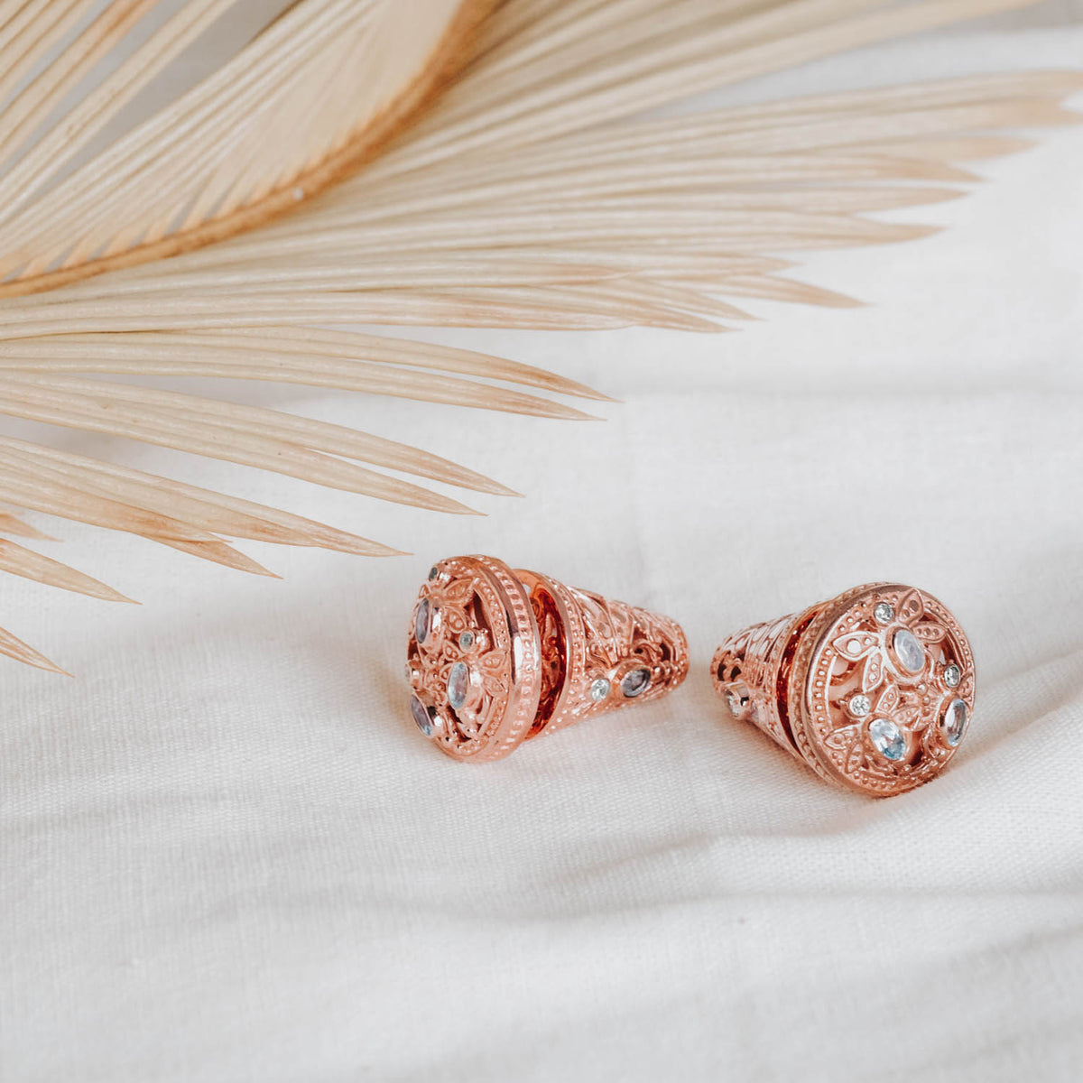 Subeng Mini Exotic Anting Tradisional Bali Koleksi Capung Green Quartz Rosegold Sterling Silver 925