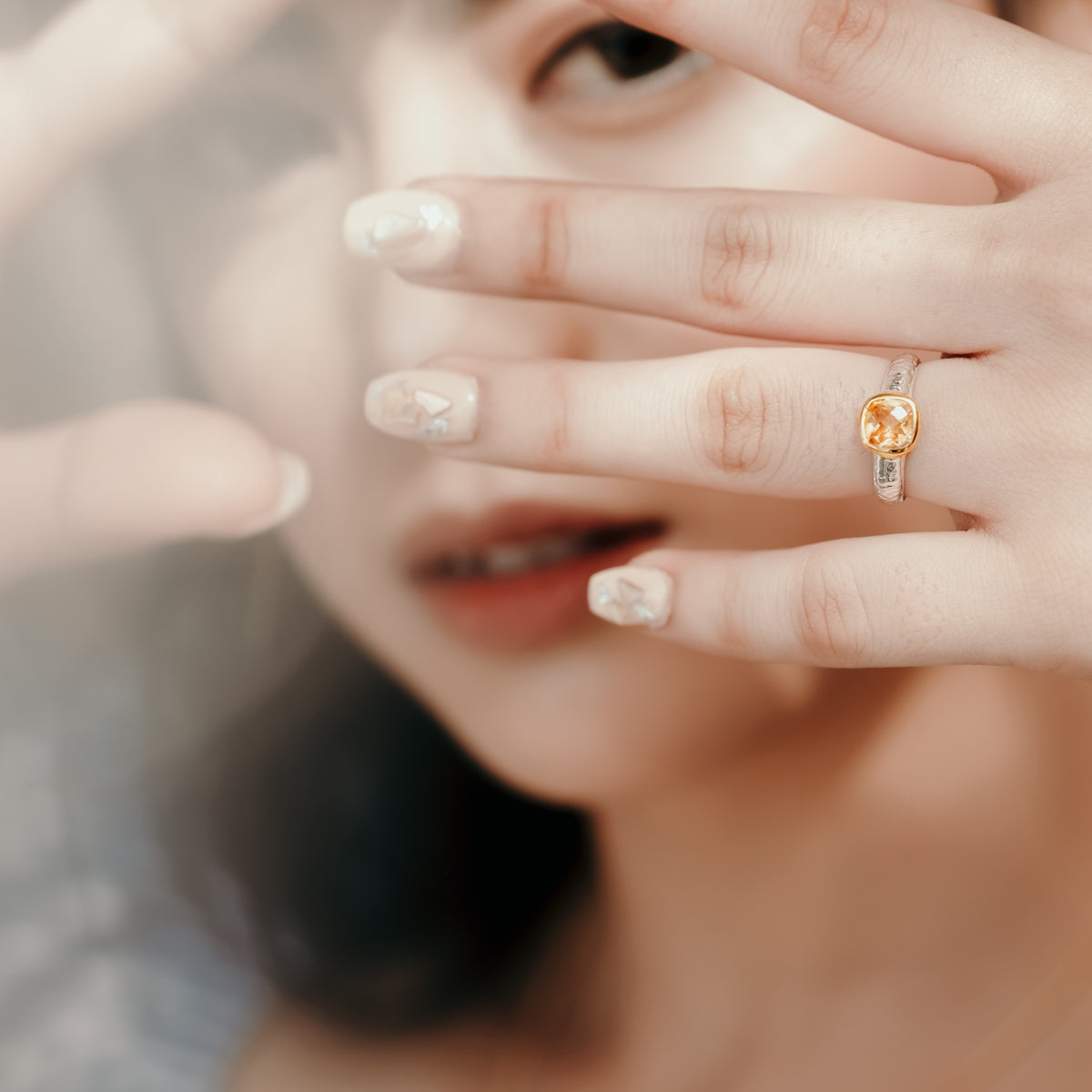 Cincin Perak 925 Koleksi Hammer Permata