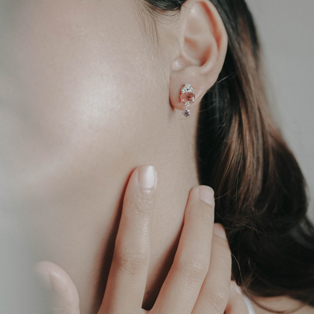 Anting Stud Perak Koleksi Confetti Sterling Silver 925