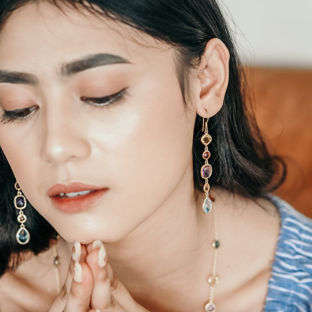 925 Silver Rainbow Collection Earrings