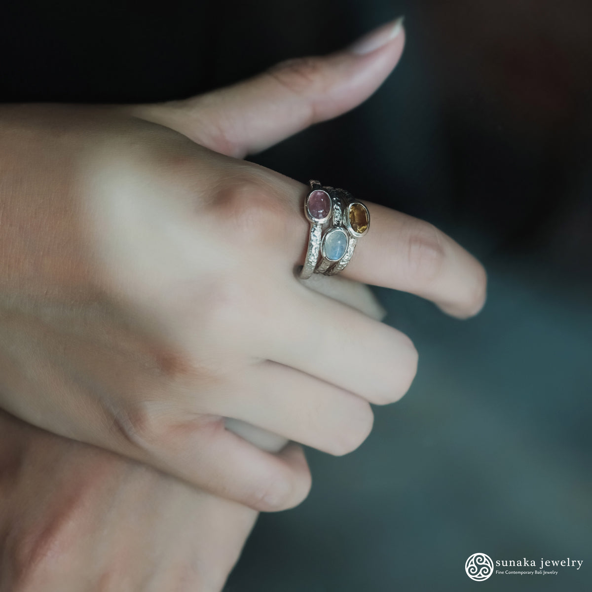 Cincin Perak 925 Koleksi  Hammer Permata