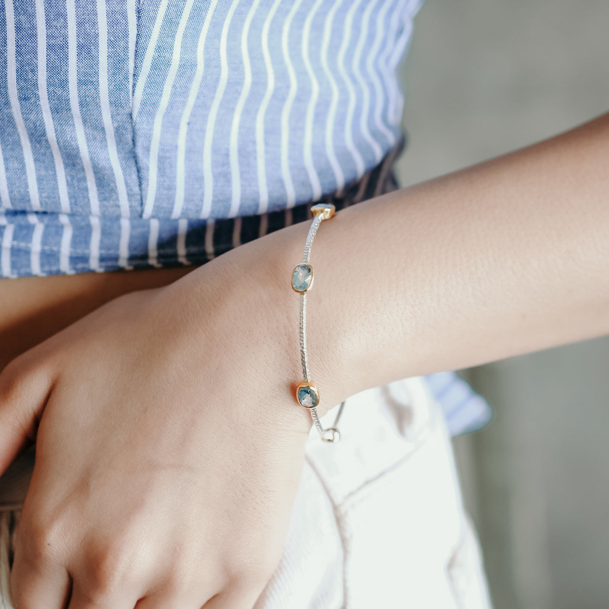 Gelang Bangle Perak Koleksi Pelangi Sterling Silver 925
