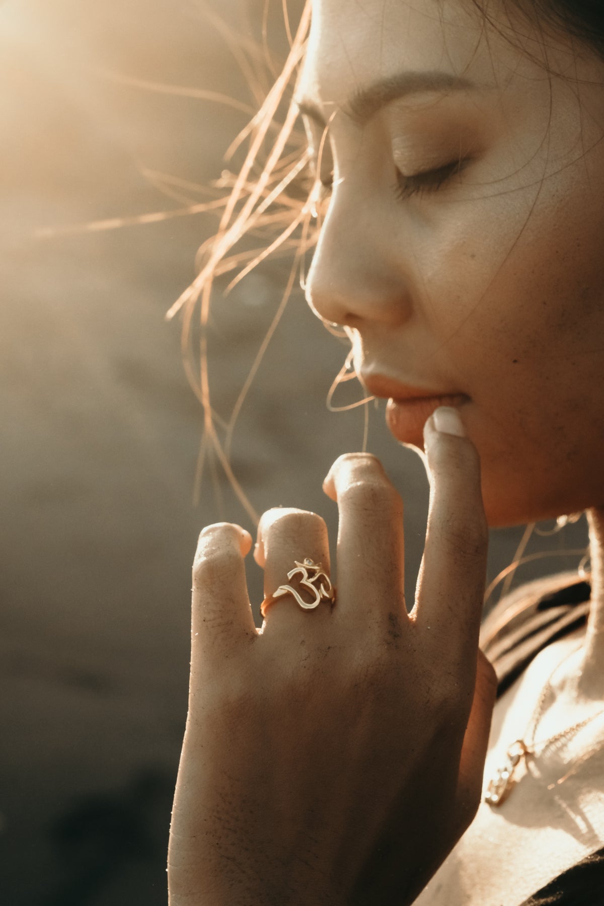 Cincin Perak 925 Koleksi OHM - Ongkara