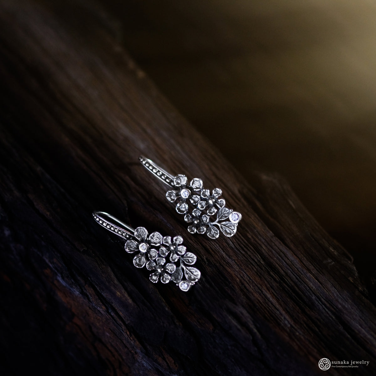 Anting Dangling Perak 925 Koleksi Flamboyan