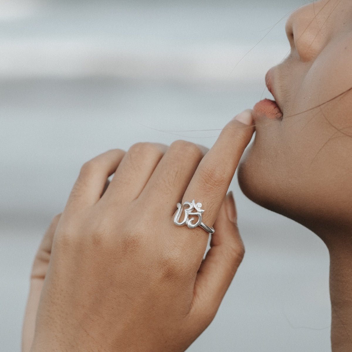 Cincin Perak 925 Koleksi OHM - Ongkara