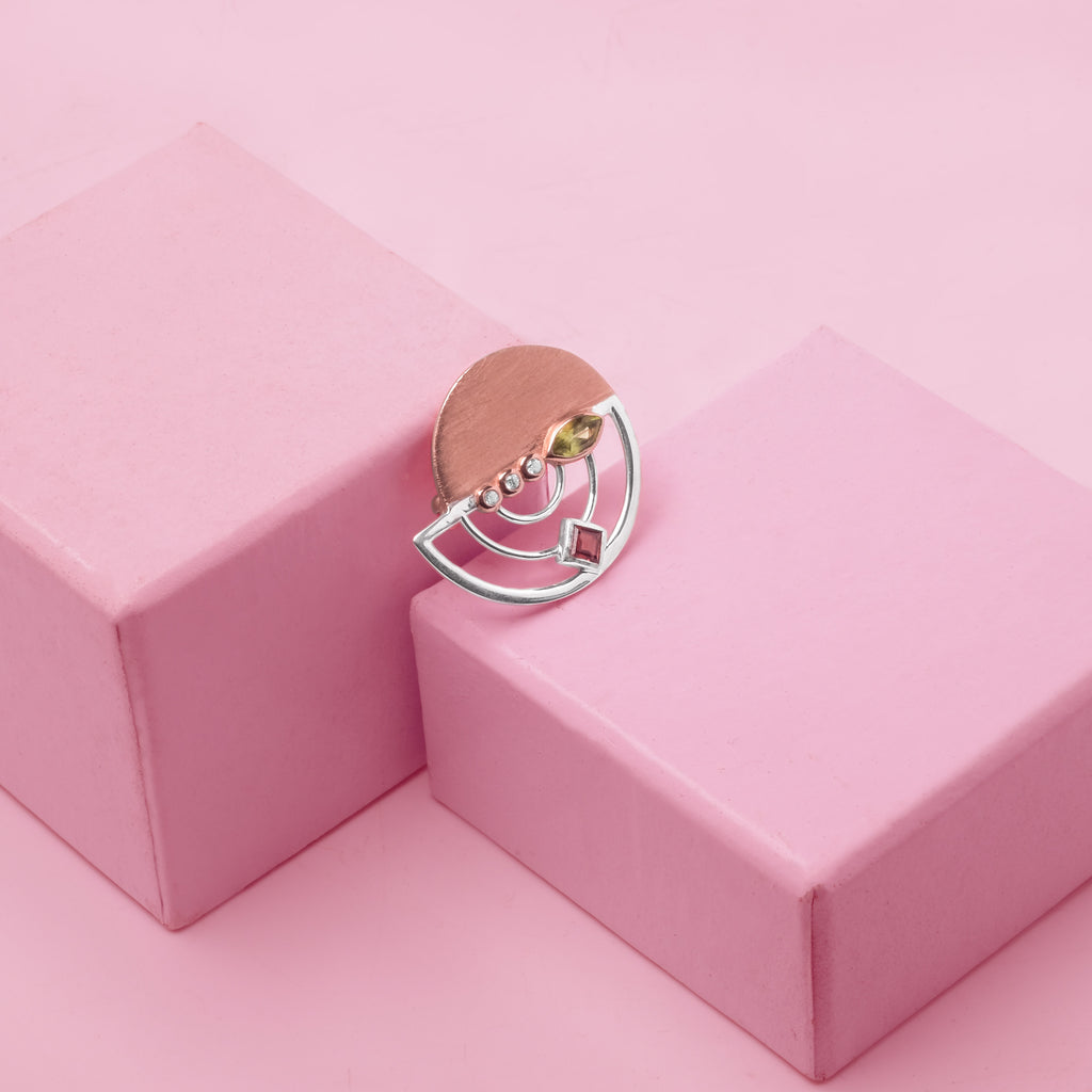 925 Silver Brooch Nirmana Collection