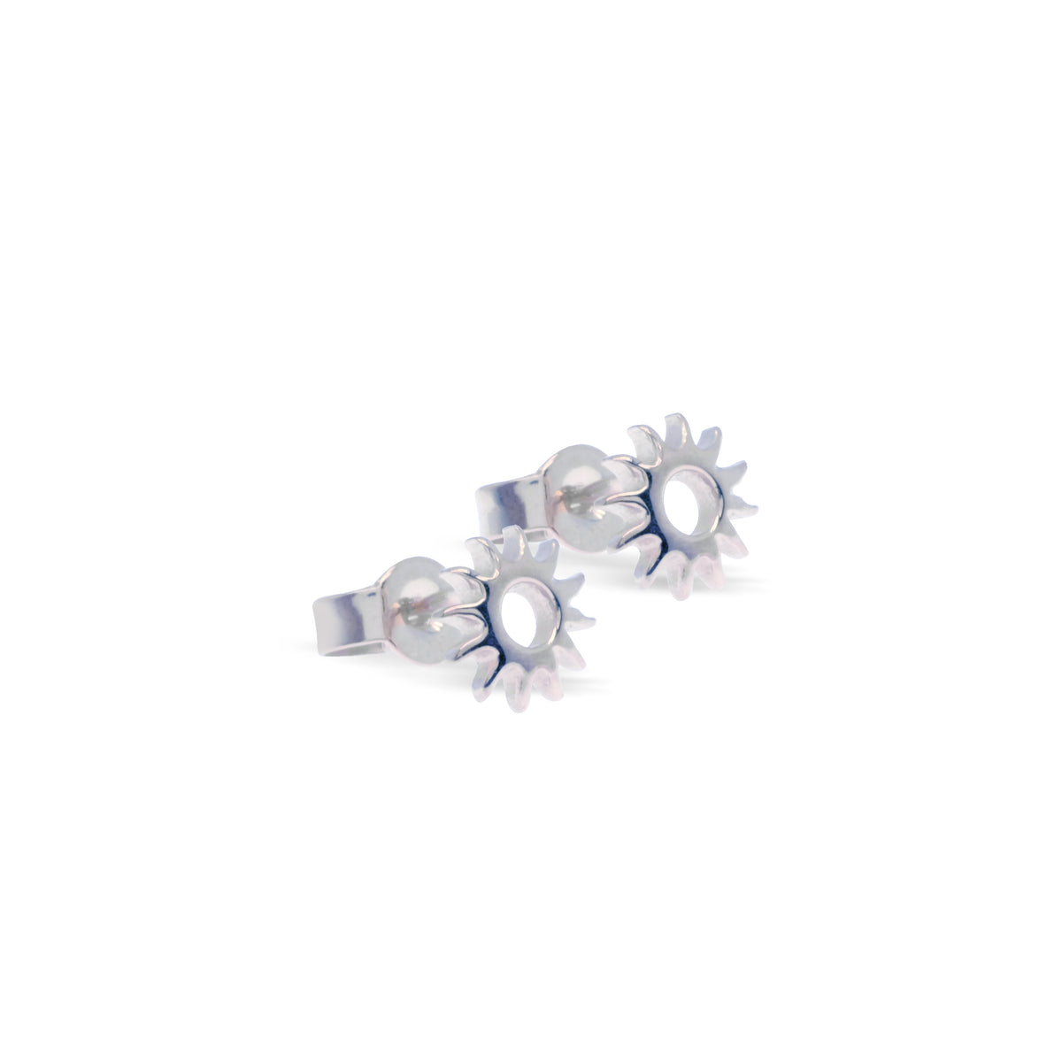 Anting Stud Sun Perak 925