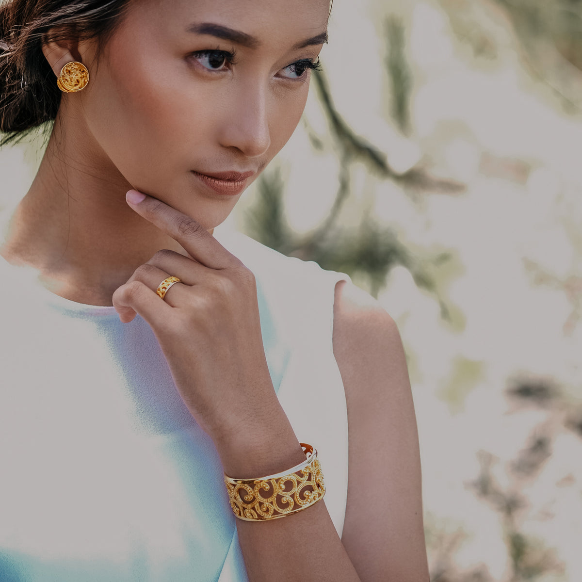 Gelang Ombak Segara Cuff Bracelet Perak 925