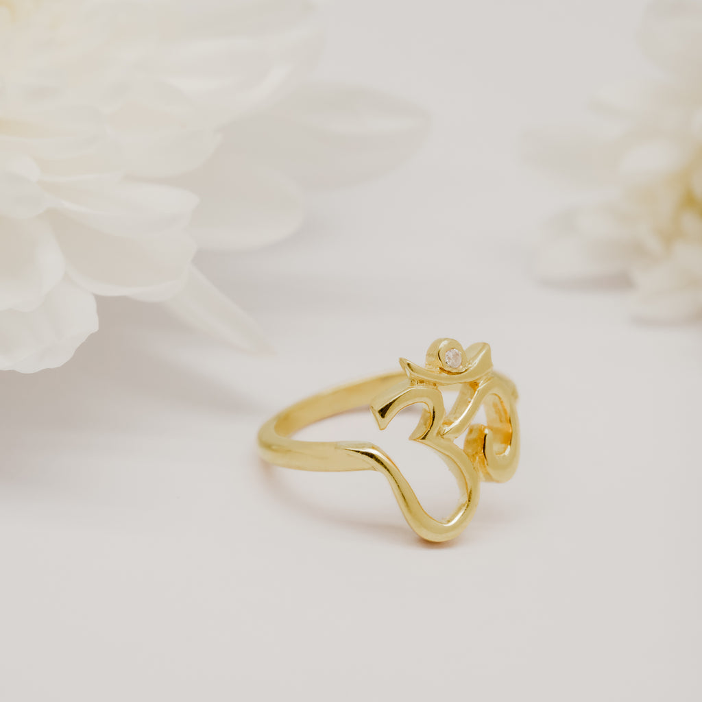 925 Silver Ring OHM Collection - Ongkara