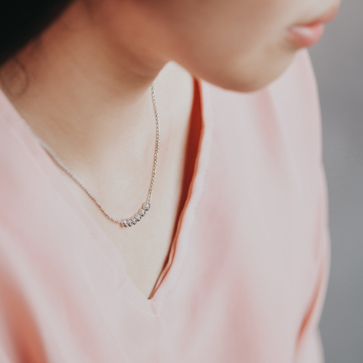 Kalung Koleksi Petite Circle Sterling Silver 925