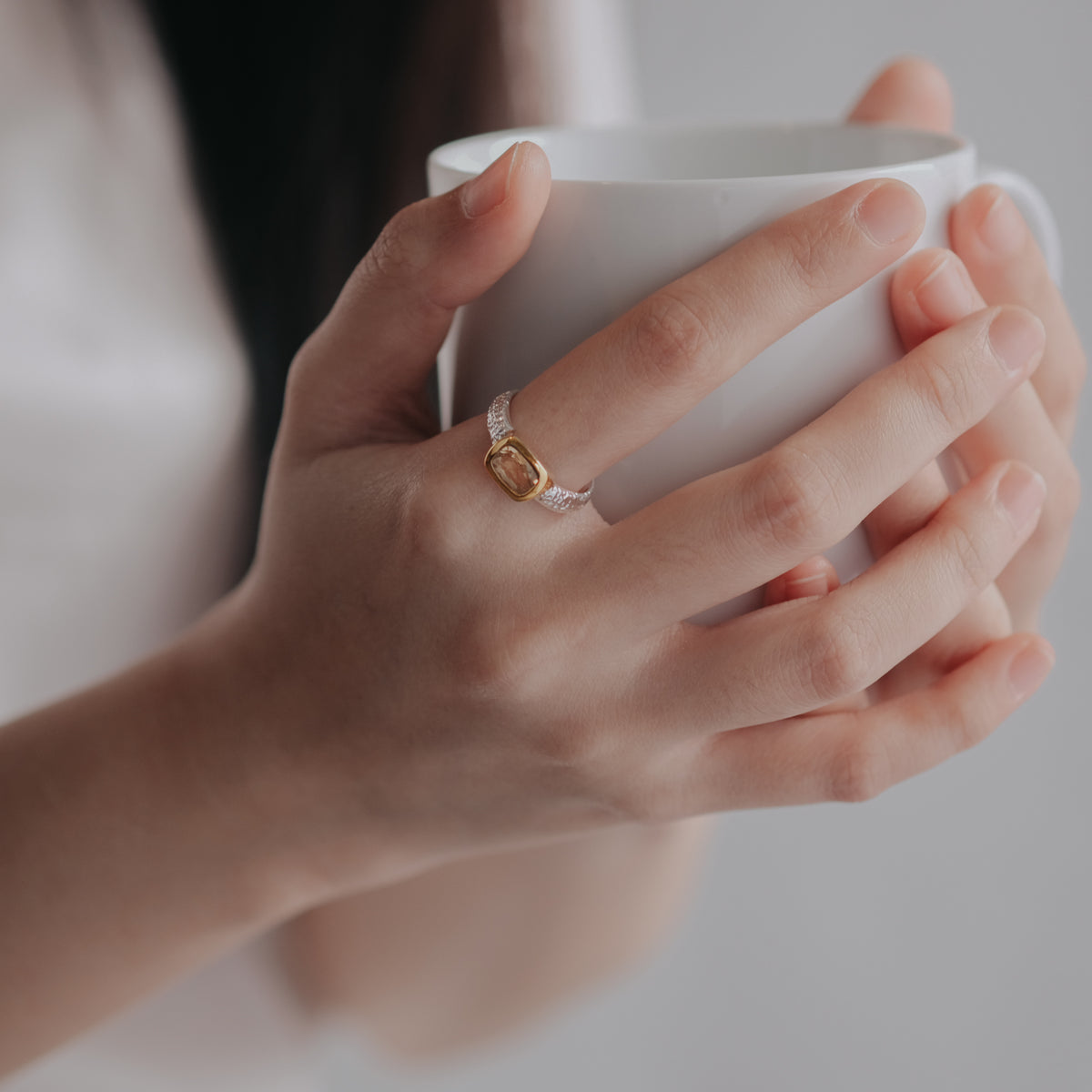 Cincin Perak 925 Koleksi Hammer Permata