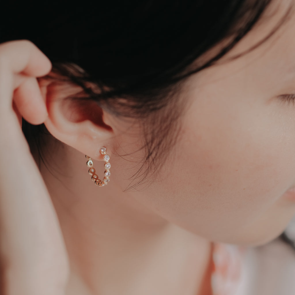 Petite Sterling Silver 925 Hoop Earrings