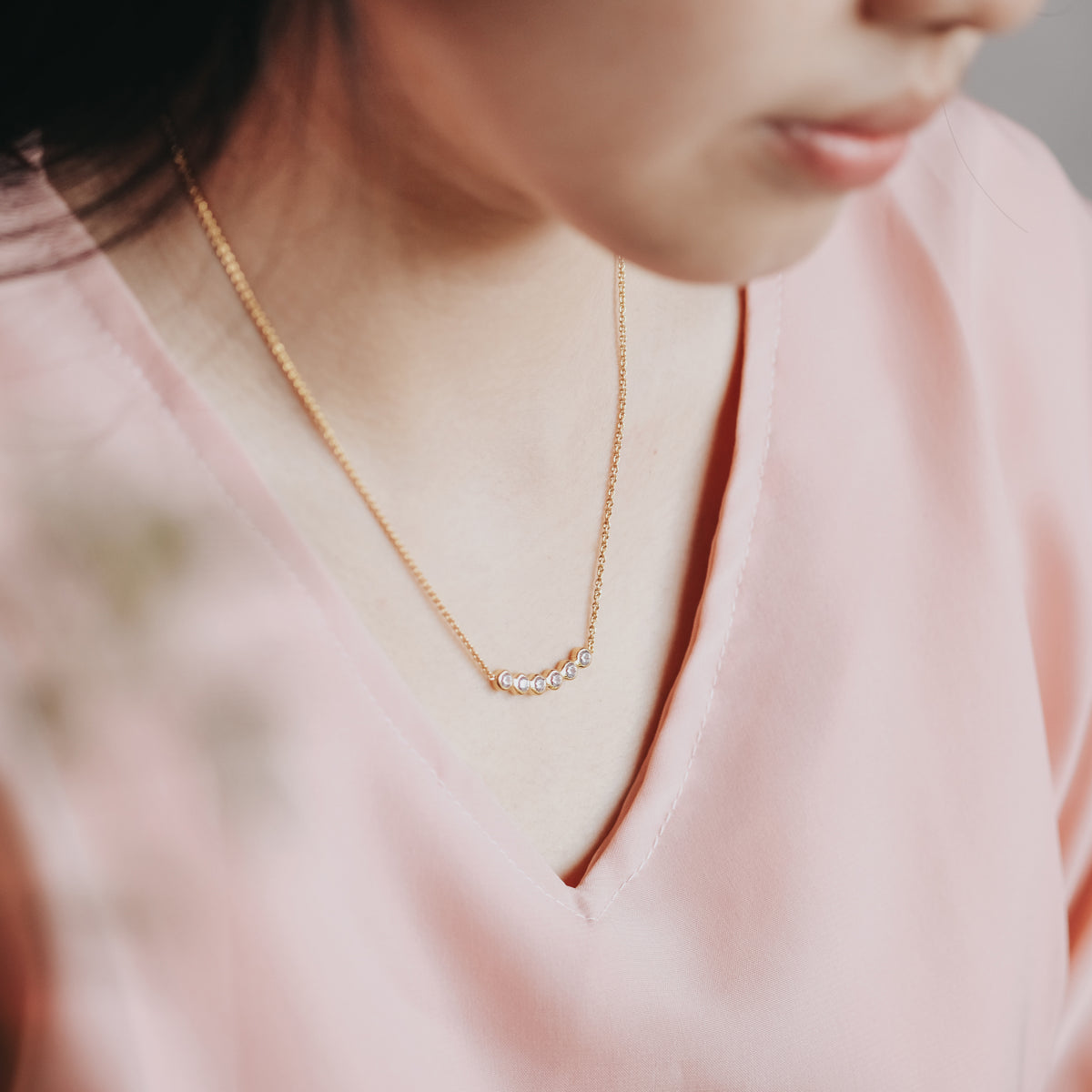 Kalung Koleksi Petite Circle Sterling Silver 925