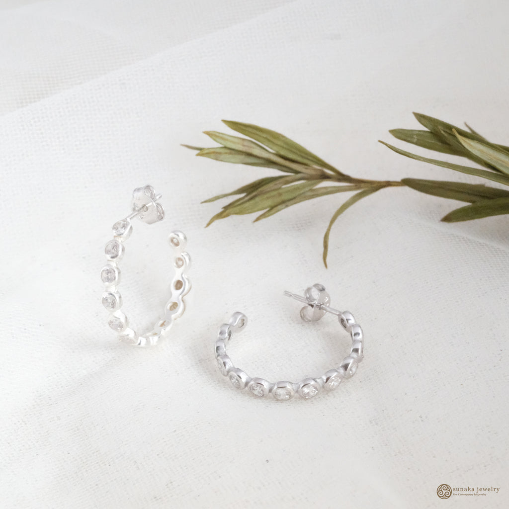 Petite Sterling Silver 925 Hoop Earrings