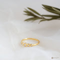 Cincin Perak 925 Koleksi Allure Permata White Zircon