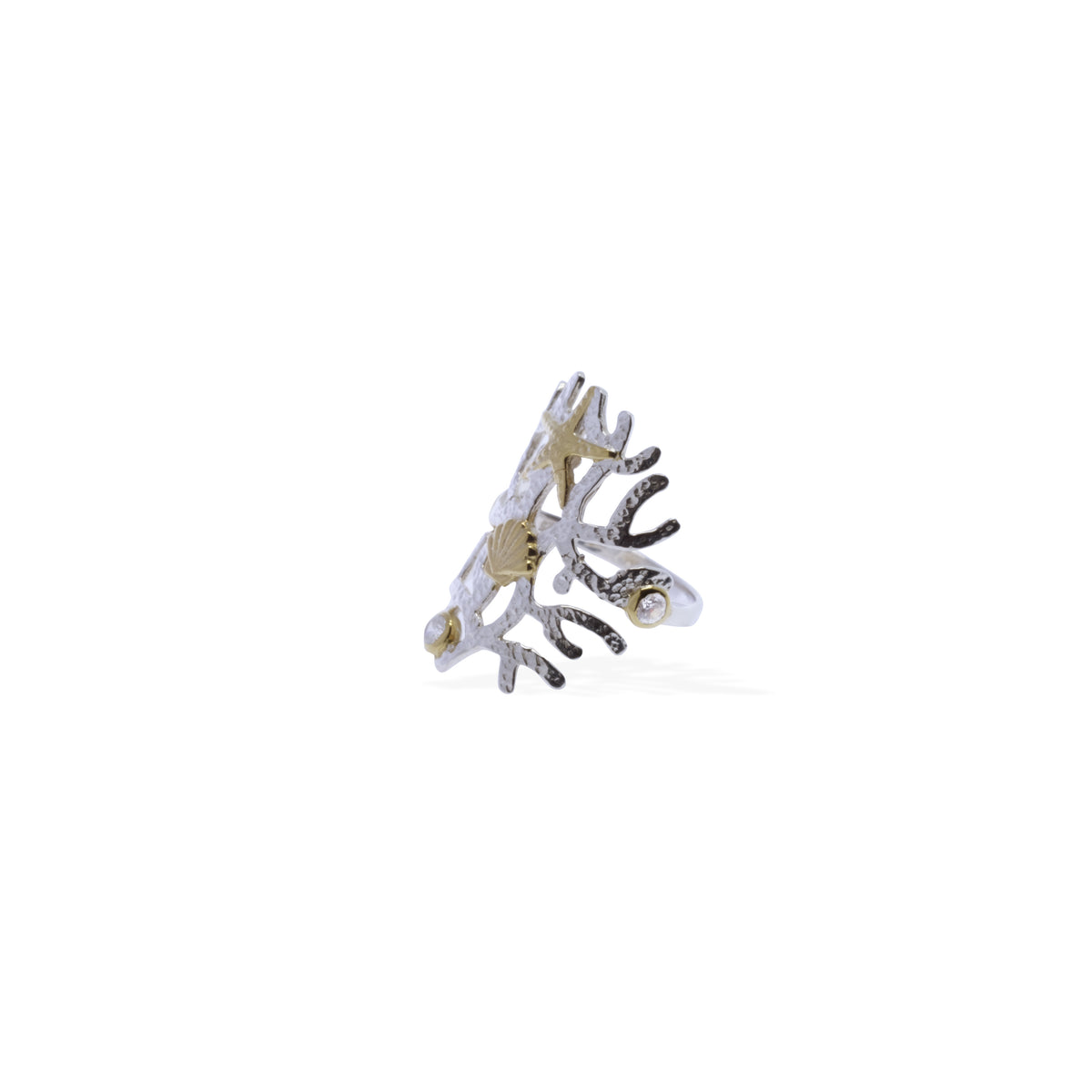 Cincin Perak 925 Koleksi Coral Reef