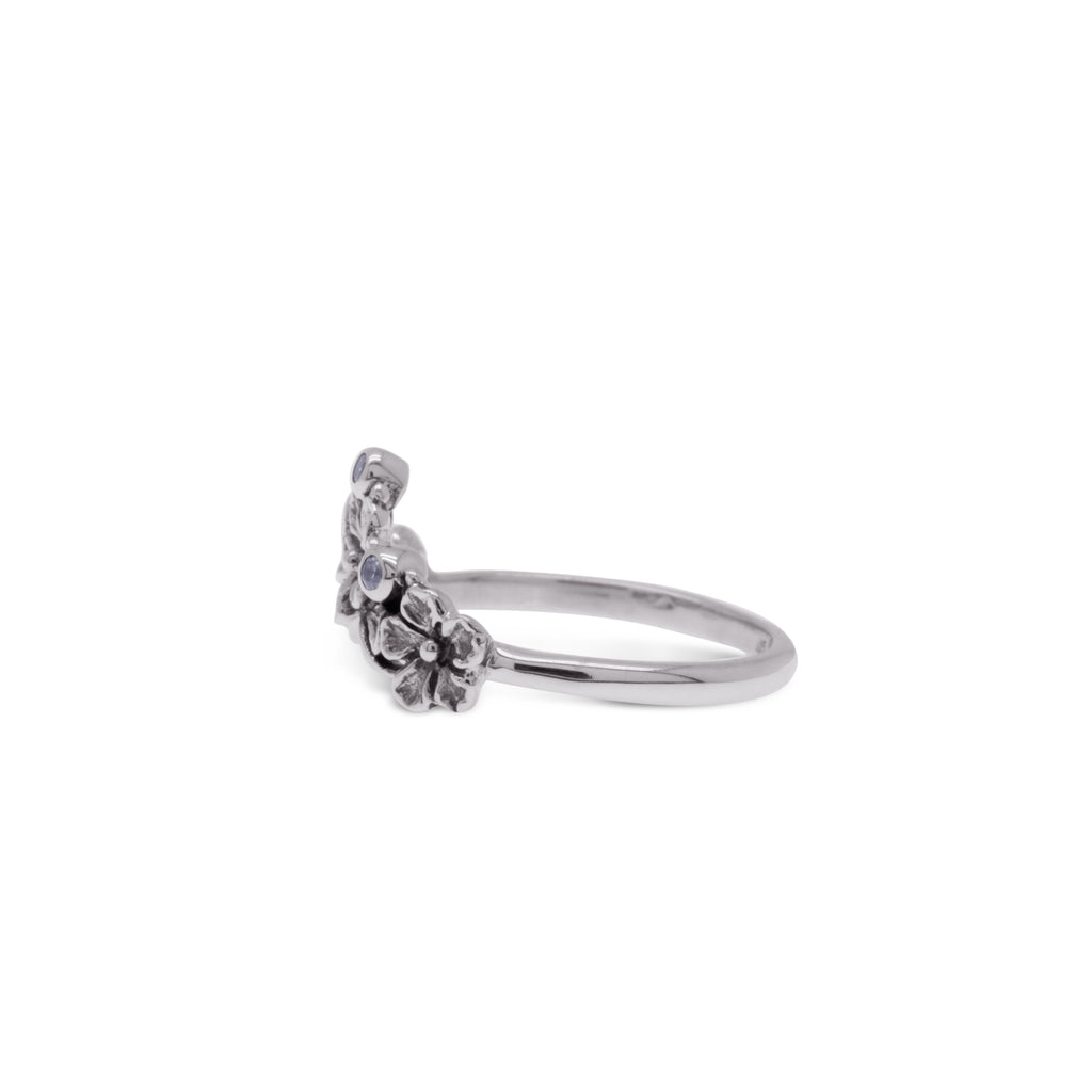 Small Flamboyant Sterling Silver 925 Ring