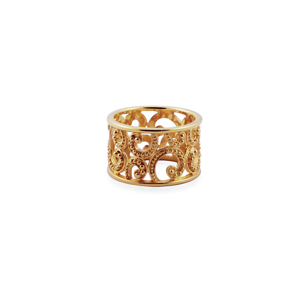 Large Band Ring 925 Silver Ombak Segara Sterling Silver Collection