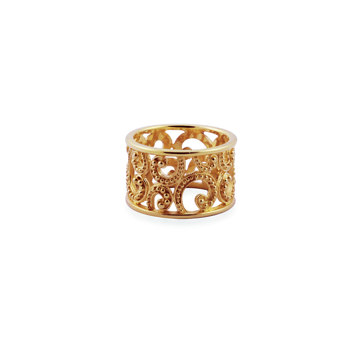 Cincin Band Besar Perak 925 Koleksi  Ombak Segara Sterling Silver