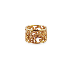 Cincin Perak 925 Koleksi  Ombak Segara Band Ring Besar