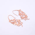 Anting Dangling Rosegold Plated Koleksi Capung Sterling Silver 925