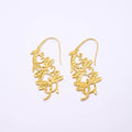 925 Sterling Silver Gold Plated Dragonfly Collection Dangle Earrings