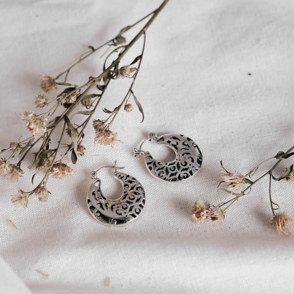 Anting Hoop Perak 925 Koleksi Bhineka