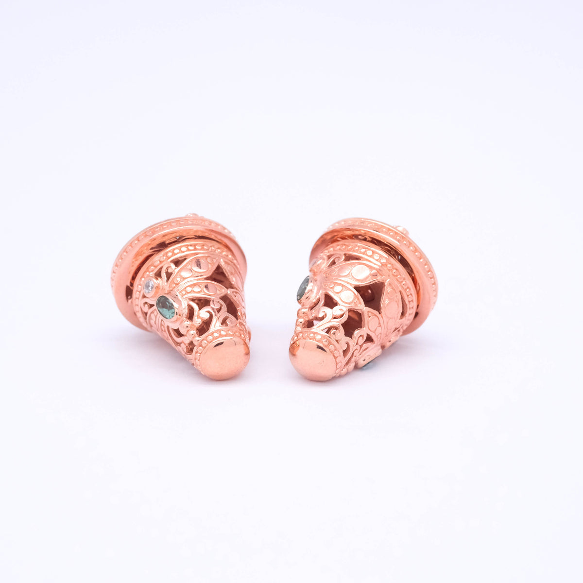 Subeng Mini Exotic Anting Tradisional Bali Koleksi Capung Amethyst Rosegold Sterling Silver 925
