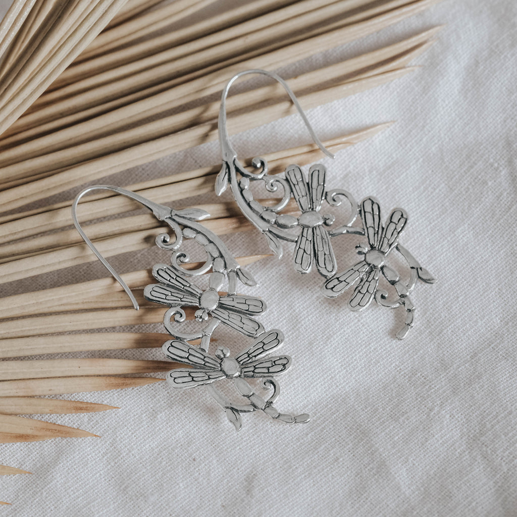 Anting Dangling Silver Koleksi Capung Sterling Silver 925
