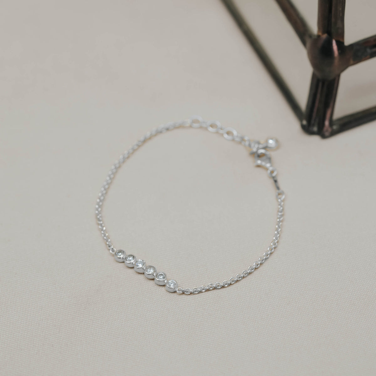 Petite Circle Sterling Silver 925 Bracelet