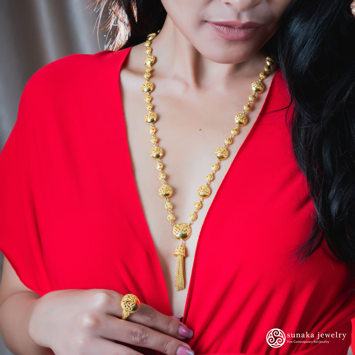 Kalung Perak 925 Koleksi Songket Bali