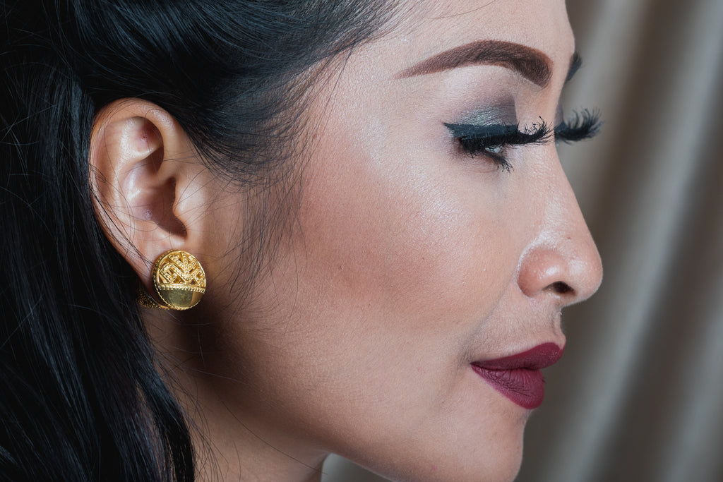Anting Subeng Besar Perak 925 Koleksi Songket Bali