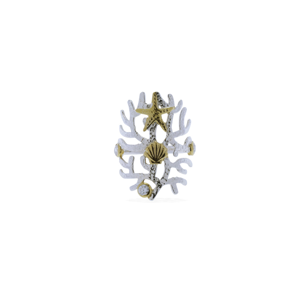 Cincin Perak 925 Koleksi Coral Reef